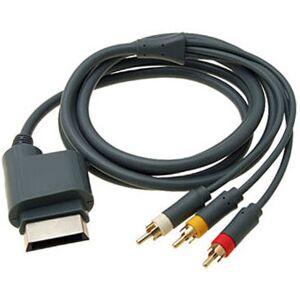 REFURBISHED AV Cable for Xbox 360 Xbox 360 Elite Microsoft AV to RCA 1.8M wire ZedLabz REFURBISHED AV Cable for Xbox 360 Xbox 360 Elite Microsoft AV to RCA 1.8M wire ZedLabz