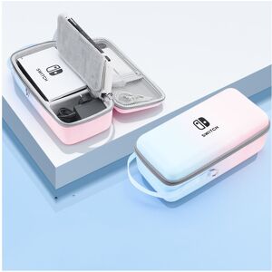 Maxpower (Pink Blue) For Nintendo Switch & OLED PU Storage Bag Hard Portable Carrying Cas Maxpower (Pink Blue) For Nintendo Switch & OLED PU Storage Bag Hard Portable Carrying Cas