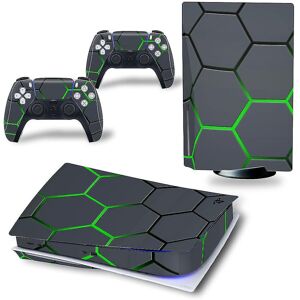 Unbranded (Black Grid) Ps5 Sticker Vinyl Skin Decals For Playstation 5 Console Controller Unbranded (Black Grid) Ps5 Sticker Vinyl Skin Decals For Playstation 5 Console Controller