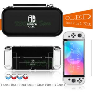 Maxpower (7 in 1 D) Nintend Switch OLED Covers Storage Bag EVA Case Screen Protector Cle Maxpower (7 in 1 D) Nintend Switch OLED Covers Storage Bag EVA Case Screen Protector Cle