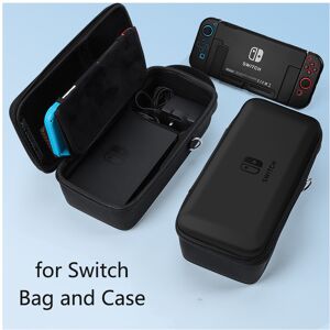 Maxpower (switch black set) Switch OLED Handheld Storage Bag Portable PU Carrying Case Pr Maxpower (switch black set) Switch OLED Handheld Storage Bag Portable PU Carrying Case Pr