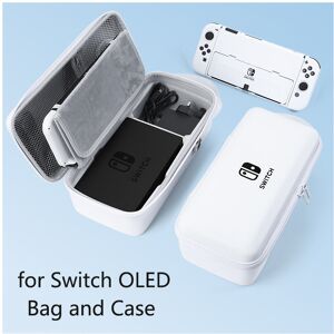 Maxpower (oled white set) New Nintend Switch Handheld Storage Bag Portable Carrying Case Maxpower (oled white set) New Nintend Switch Handheld Storage Bag Portable Carrying Case