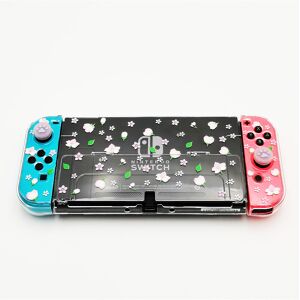 Maxpower (Sakura) Universal PC Transparent Protector Case For Nintendo Nintend Switch OLE Maxpower (Sakura) Universal PC Transparent Protector Case For Nintendo Nintend Switch OLE