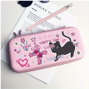 Maxpower (Style2) Pink Kitten Shark Nintendo Carrying Case Portable Host Charger Storage Maxpower (Style2) Pink Kitten Shark Nintendo Carrying Case Portable Host Charger Storage