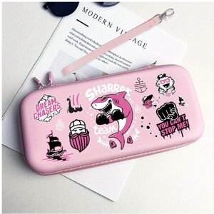 Maxpower (Style1) Pink Kitten Shark Nintendo Carrying Case Portable Host Charger Storage Maxpower (Style1) Pink Kitten Shark Nintendo Carrying Case Portable Host Charger Storage