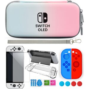 Maxpower (Brick Red) For Nintendo Switch Oled Case bundle Bag Pack Game Accessories Kit H Maxpower (Brick Red) For Nintendo Switch Oled Case bundle Bag Pack Game Accessories Kit H