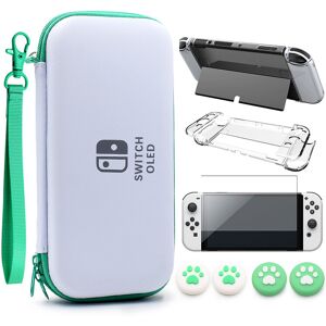 Maxpower (green kit) Case For Nintendo Switch OLED Console Carrying Case Protective Pouch Maxpower (green kit) Case For Nintendo Switch OLED Console Carrying Case Protective Pouch