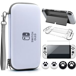 Maxpower (gray kit) Case For Nintendo Switch OLED Console Carrying Case Protective Pouch Maxpower (gray kit) Case For Nintendo Switch OLED Console Carrying Case Protective Pouch