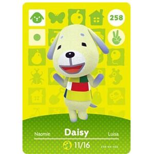 Daisy - Nintendo Animal Crossing Happy Home Designer Amiibo Card - 258 Daisy - Nintendo Animal Crossing Happy Home Designer Amiibo Card - 258