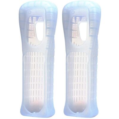 REFURBISHED 2 piece Official Silicone Skin Case Cover for Nintendo Wii Remote REFURBISHED 2 piece Official Silicone Skin Case Cover for Nintendo Wii Remote
