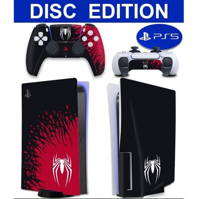 NEWJASS Sticker Skin for PS5 DISC EDITION Wrap Vinyl for Console + Controller Decal NEWJASS Sticker Skin for PS5 DISC EDITION Wrap Vinyl for Console + Controller Decal