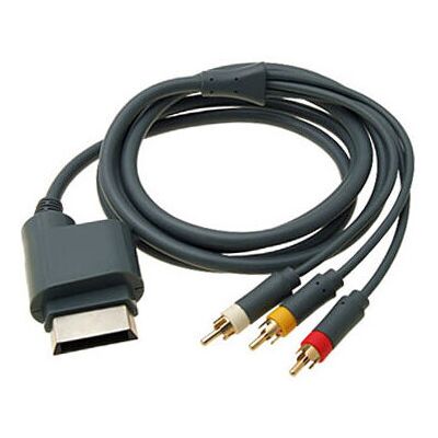REFURBISHED AV Cable for Xbox 360 Xbox 360 Elite Microsoft AV to RCA 1.8M wire ZedLabz REFURBISHED AV Cable for Xbox 360 Xbox 360 Elite Microsoft AV to RCA 1.8M wire ZedLabz