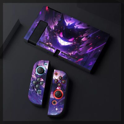 Unbranded (Purple Gengar) Pokémon Soft Shell TPU Protective Case Skin Cover For Switch Con Unbranded (Purple Gengar) Pokémon Soft Shell TPU Protective Case Skin Cover For Switch Con