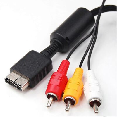 Kikidex (As show, One size) Digiflex Audio Video Cable Lead For Ps2 Sony Playstation 2 Kikidex (As show, One size) Digiflex Audio Video Cable Lead For Ps2 Sony Playstation 2