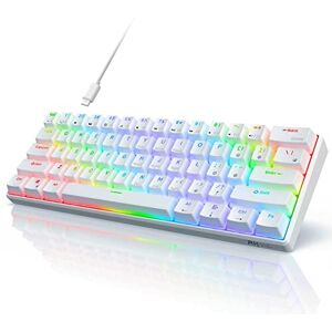 RK ROYAL KLUDGE RK61 Wired 60% Mechanical Gaming Keyboard RGB Backlit Ultra-Compact Hot-Swappabl RK ROYAL KLUDGE RK61 Wired 60% Mechanical Gaming Keyboard RGB Backlit Ultra-Compact Hot-Swappabl