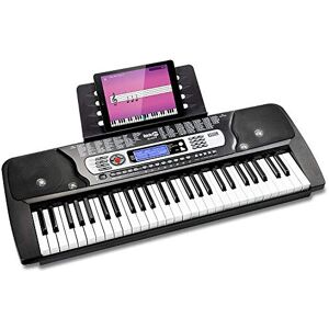 RockJam 54 Key Keyboard Piano with Power Supply Sheet Music Stand Pi RockJam 54 Key Keyboard Piano with Power Supply Sheet Music Stand Pi