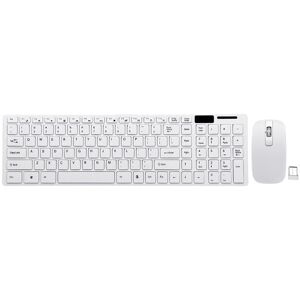 GreenZech (white) Ultra Thin 2.4GHz Wireless 101 Keys Keyboard and 1000DPI Mouse Combo Set GreenZech (white) Ultra Thin 2.4GHz Wireless 101 Keys Keyboard and 1000DPI Mouse Combo Set