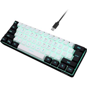 Etruston 60% Wired Gaming Keyboard, RGB Backlit,Ultra-Compact Mini Keyboard Etruston 60% Wired Gaming Keyboard, RGB Backlit,Ultra-Compact Mini Keyboard