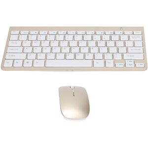 Unbranded Gold Wireless Keyboard Mouse Combo Nonslip Pads Low Battery Alert Unbranded Gold Wireless Keyboard Mouse Combo Nonslip Pads Low Battery Alert
