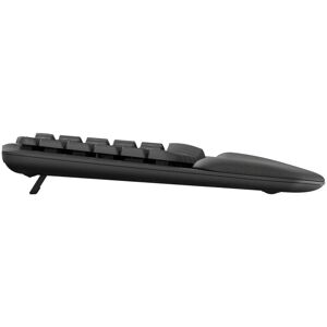 Logitech Wave Keys wireless ergonomic keyboard with a cushioned palm rest Logitech Wave Keys wireless ergonomic keyboard with a cushioned palm rest