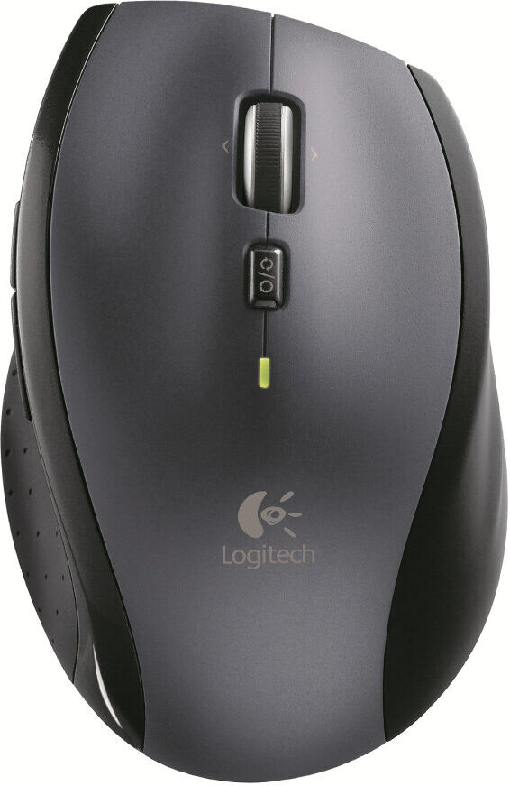 Logitech Marathon M705 Wireless Laptop Computer Mouse - Black