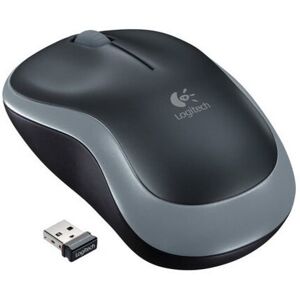 Logitech M185 Wireless Notebook Mouse, USB Nano Receiver, Black/Grey Logitech M185 Wireless Notebook Mouse, USB Nano Receiver, Black/Grey