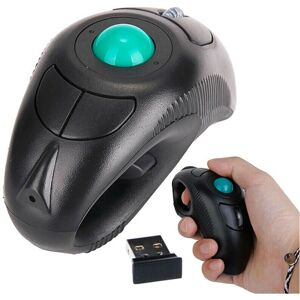 Unbranded USB Wireless PC Laptop Finger HandHeld Trackball Mouse Unbranded USB Wireless PC Laptop Finger HandHeld Trackball Mouse