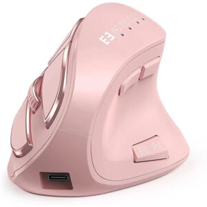 Unbranded (pink) Ergonomic Mouse, Wireless Vertical Mouse - Multipurpose Rechargeable Mous Unbranded (pink) Ergonomic Mouse, Wireless Vertical Mouse - Multipurpose Rechargeable Mous