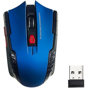 Unbranded (Blue) Ryra 2.4g 6 Key Wireless Mouse Game Mouse 1600dpi Usb Receiver Gaming Mou Unbranded (Blue) Ryra 2.4g 6 Key Wireless Mouse Game Mouse 1600dpi Usb Receiver Gaming Mou
