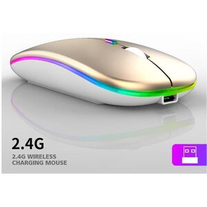 Unbranded (golden yellow) Rechargeable 2.4G Wireless Mice Ultra Slim Silent Mouse 1600DPI Unbranded (golden yellow) Rechargeable 2.4G Wireless Mice Ultra Slim Silent Mouse 1600DPI