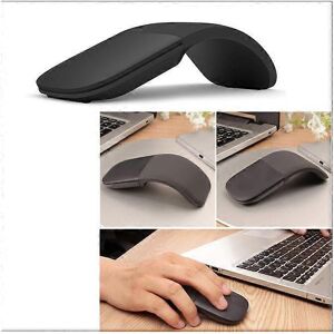Unbranded (As show, One size) Bluetooth Touch Foldable Wireless Arc Mouse (Black) Unbranded (As show, One size) Bluetooth Touch Foldable Wireless Arc Mouse (Black)