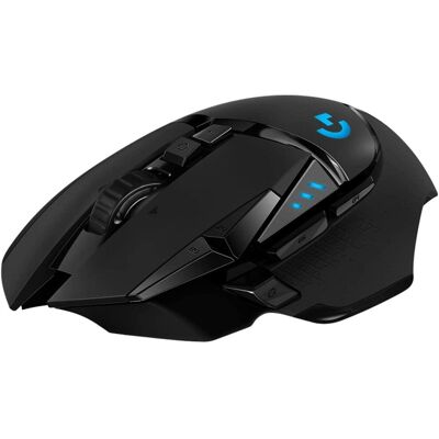 Logitech G502 Lightspeed Wireless Gaming Mouse, Hero 16K Sensor, 16,000 DPI, RGB Logitech G502 Lightspeed Wireless Gaming Mouse, Hero 16K Sensor, 16,000 DPI, RGB