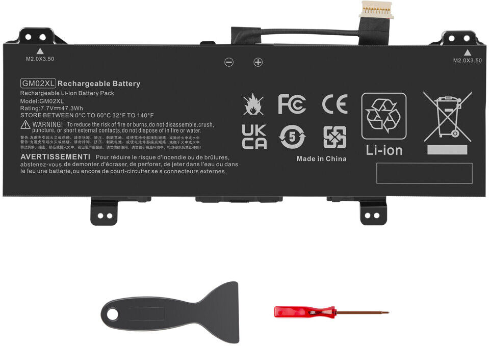 Futurebatt GM02XL Laptop Battery for HP Chromebook 14 G5 14-CA000NA 11 G6 G7 EE Chromebook