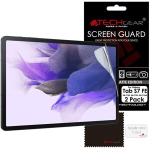 TECHGEAR 2 Pack Galaxy Tab S7 FE 12.4" Anti Glare Screen Protectors (SM-T730 / S TECHGEAR 2 Pack Galaxy Tab S7 FE 12.4" Anti Glare Screen Protectors (SM-T730 / S