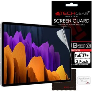 TECHGEAR 2 Pack Samsung Galaxy Tab S7 Plus / S7+ 12.4" Screen Protectors (SM-T97 TECHGEAR 2 Pack Samsung Galaxy Tab S7 Plus / S7+ 12.4" Screen Protectors (SM-T97