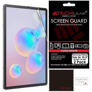 TECHGEAR 2 Pack Galaxy Tab S6 10.5" Screen Protectors (SM-T860 / SM-T865), Ultra TECHGEAR 2 Pack Galaxy Tab S6 10.5" Screen Protectors (SM-T860 / SM-T865), Ultra