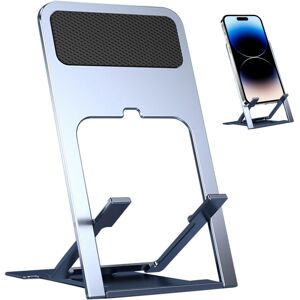 Unbranded (Gray) Foldable Cell Phone Stand, Adjustable Desktop Phone Holder, Non-Slip Tabl Unbranded (Gray) Foldable Cell Phone Stand, Adjustable Desktop Phone Holder, Non-Slip Tabl