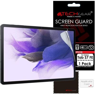 TECHGEAR Galaxy Tab S7 FE 12.4" Screen Protectors (SM-T730 / SM-T736), Ultra CLE TECHGEAR Galaxy Tab S7 FE 12.4" Screen Protectors (SM-T730 / SM-T736), Ultra CLE