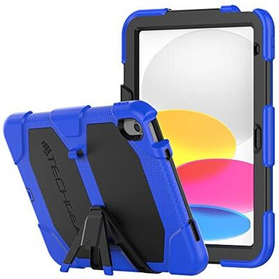 TECHGEAR G-SHOCK Design - iPad 10th Gen 10.9in - BLUE - heavy-duty case TECHGEAR G-SHOCK Design - iPad 10th Gen 10.9in - BLUE - heavy-duty case