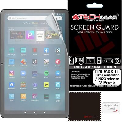 Techgear - Fire Max 11 - Matte - 2 Pack - Screen Protector Techgear - Fire Max 11 - Matte - 2 Pack - Screen Protector