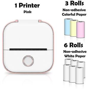 Unbranded (Pink E) Phomemo T02 Mini Printer Portable Printer Thermal Printing Sticker Wire Unbranded (Pink E) Phomemo T02 Mini Printer Portable Printer Thermal Printing Sticker Wire