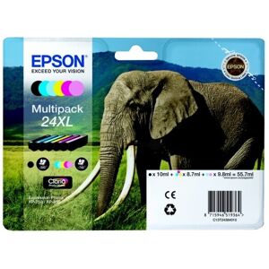 Epson C13T24384011 (24XL) Ink cartridge multi pack, 740 pages, 500pg + 5x740 pg, Epson C13T24384011 (24XL) Ink cartridge multi pack, 740 pages, 500pg + 5x740 pg,
