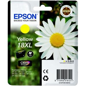 Epson C13T18144012 (18XL) Ink cartridge yellow, 450 pages, 7ml Epson C13T18144012 (18XL) Ink cartridge yellow, 450 pages, 7ml
