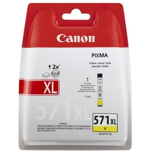Canon 0334C004 (571 YXL) Ink cartridge yellow, 680 pages, 11ml Canon 0334C004 (571 YXL) Ink cartridge yellow, 680 pages, 11ml