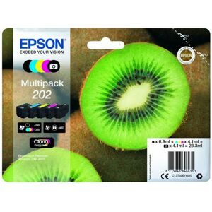 Epson C13T02E74020 (202) Ink cartridge multi pack, 6,9ml + 4x4,1ml, Pack qty 5 Epson C13T02E74020 (202) Ink cartridge multi pack, 6,9ml + 4x4,1ml, Pack qty 5