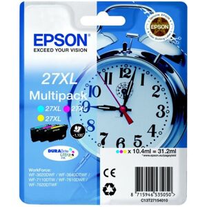 Epson C13T27154022 (27XL) Ink cartridge multi pack, 3x1100pg, 3x10,4ml, Pack qty Epson C13T27154022 (27XL) Ink cartridge multi pack, 3x1100pg, 3x10,4ml, Pack qty