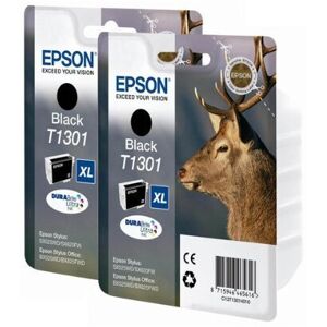 Epson T1301 Ink Cartridge - Black (Pack of 2) Epson T1301 Ink Cartridge - Black (Pack of 2)