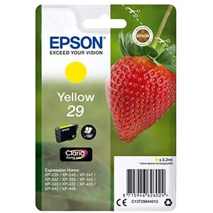 Epson Strawberry Ink Cartridge for Expression Home XP-445 Series - Yellow, Standard Epson Strawberry Ink Cartridge for Expression Home XP-445 Series - Yellow, Standard