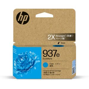HP 937e EvoMore - Cyan - original - ink cartridge - for Officejet Pro 9110b, 912 HP 937e EvoMore - Cyan - original - ink cartridge - for Officejet Pro 9110b, 912