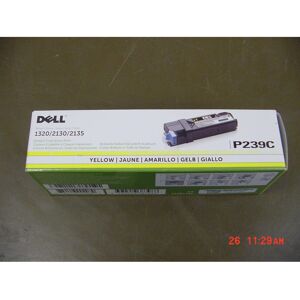 Dell Computer P239C Yellow Toner Cartridge 1320c/2135cn/2130cn Color Laser Print Dell Computer P239C Yellow Toner Cartridge 1320c/2135cn/2130cn Color Laser Print